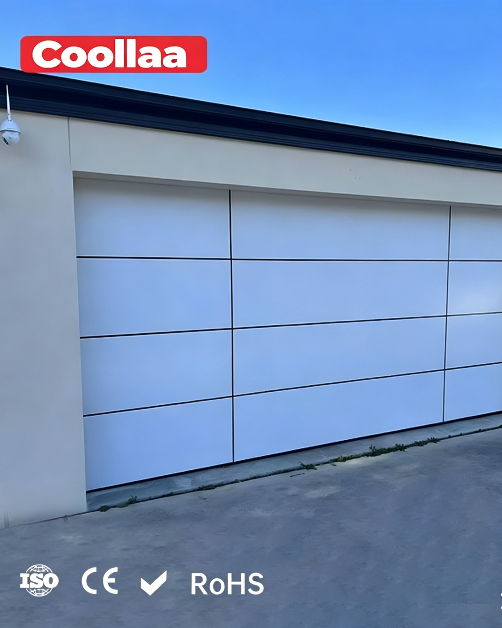 Flat lead plate garage door series