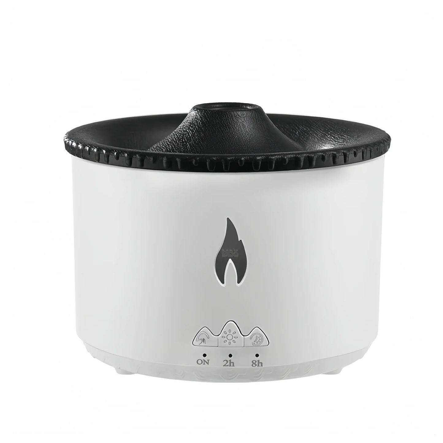 Volcano Diffuser Air Purifier Humidifier for Home and Bedroom, Flame Effect Essential Oils Humidifiers, Two Mist Mode Aromatherapy, Flame Air Diffuser Volcano Aroma