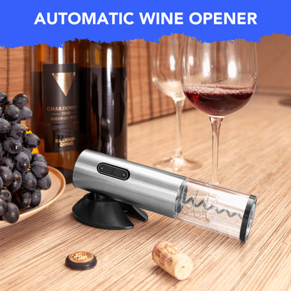 Automatic Wine Opener with Foil Cutter