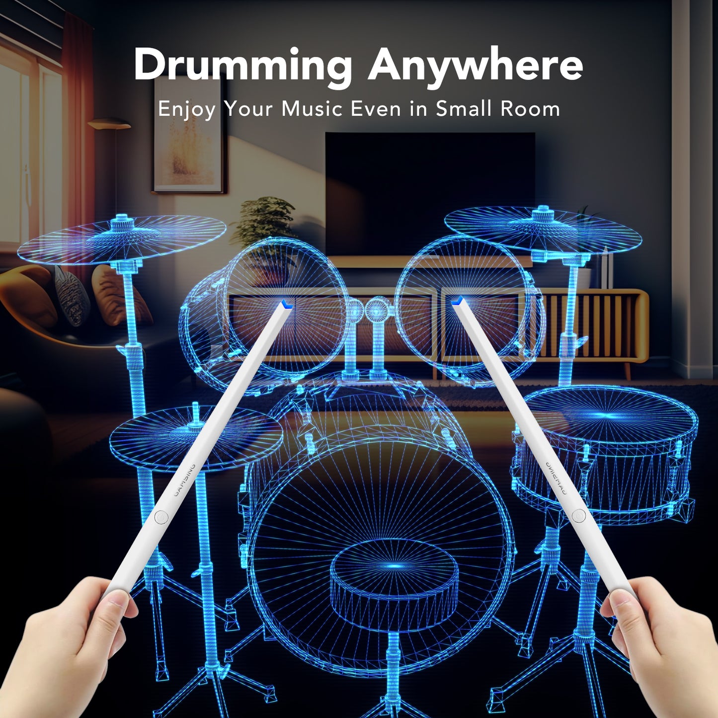 Electric Virtual Air Drum Set