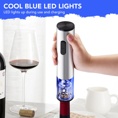 Automatic Wine Opener with Foil Cutter