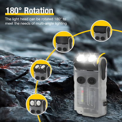 180° Rotation protable small powerful flashlight