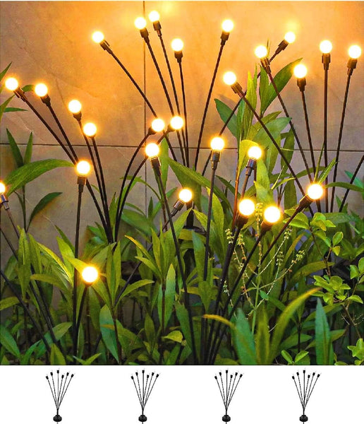 10 LED White Solar Swaying Ligh