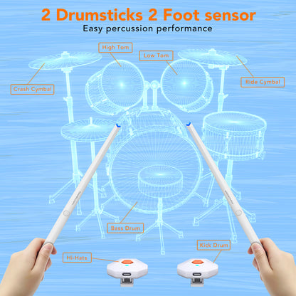 Electric Virtual Air Drum Set