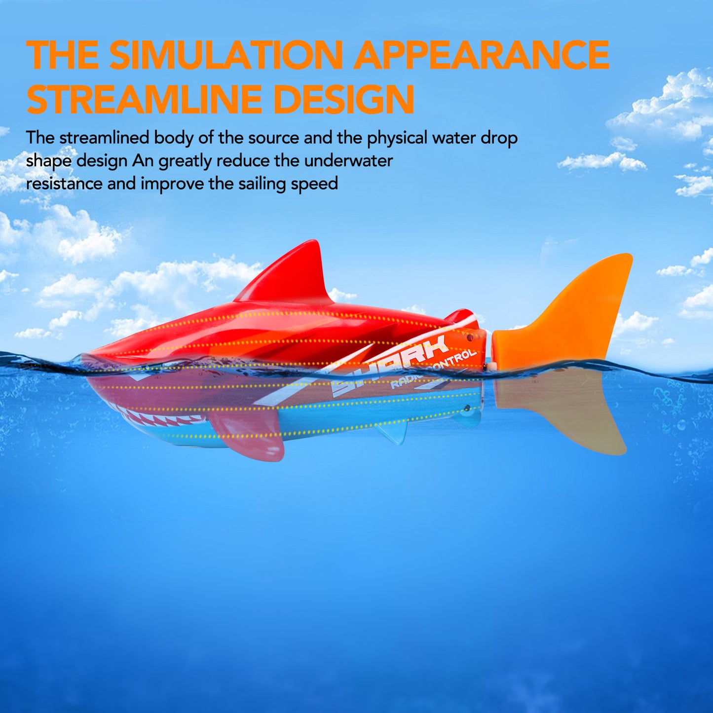 Mini RC Shark Submarine