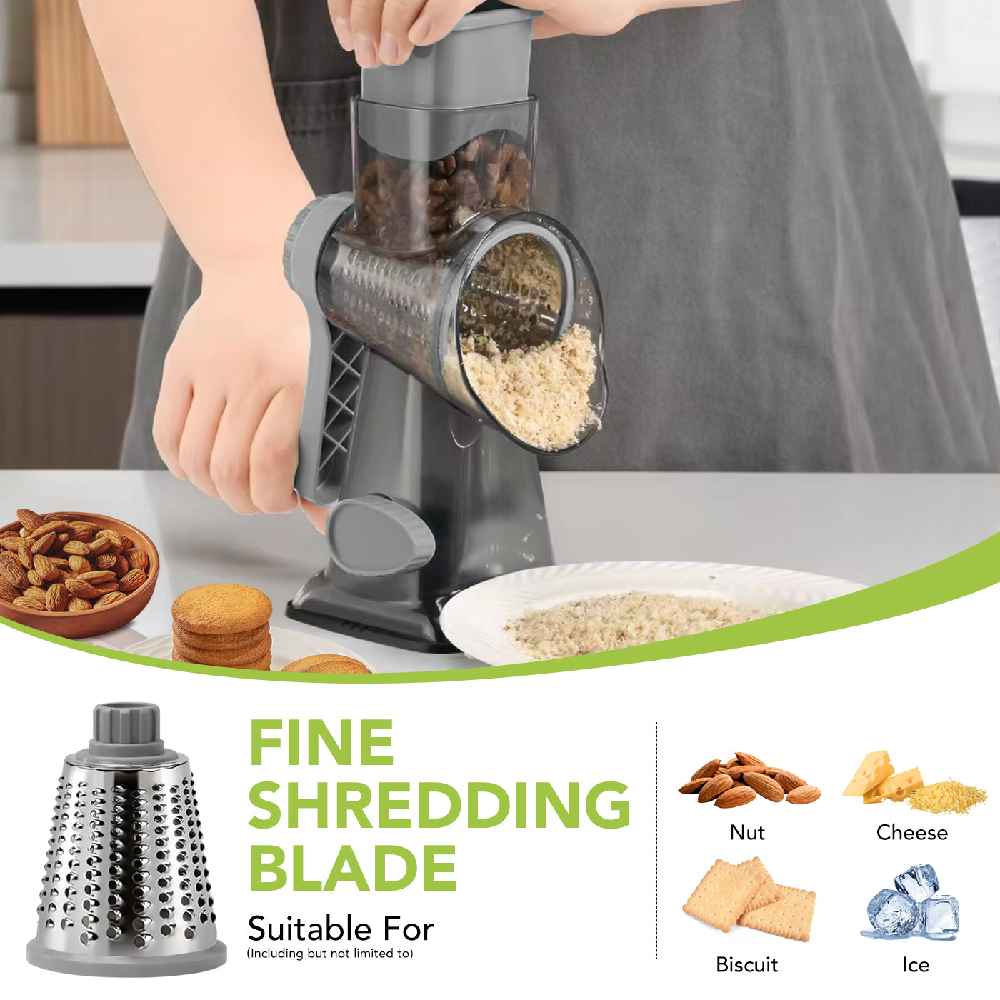 Kitchen Vegetable Slicer with 3 Blades