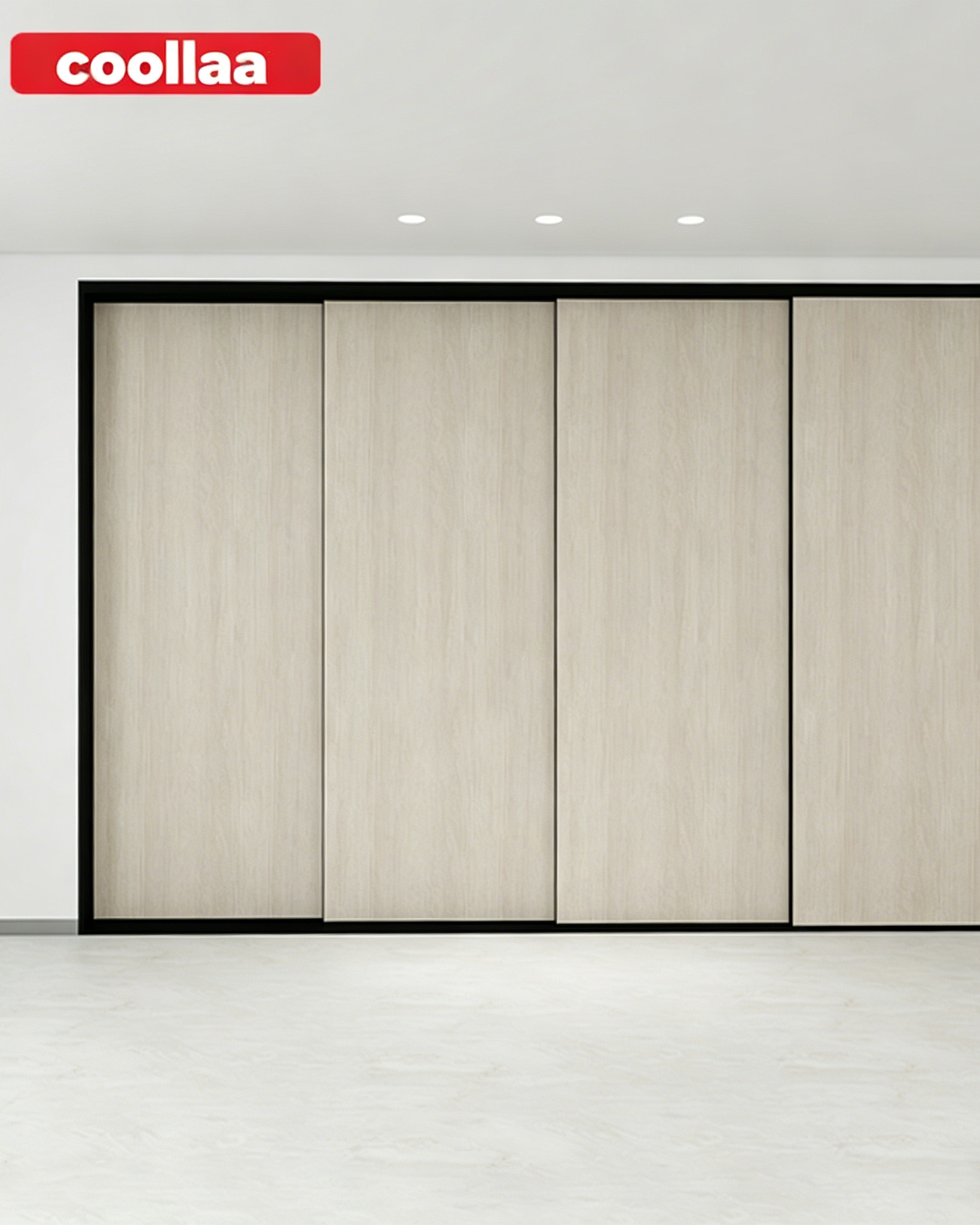 Sleek Aluminum-Wood Composite  Sliding Door for Contemporary Spaces