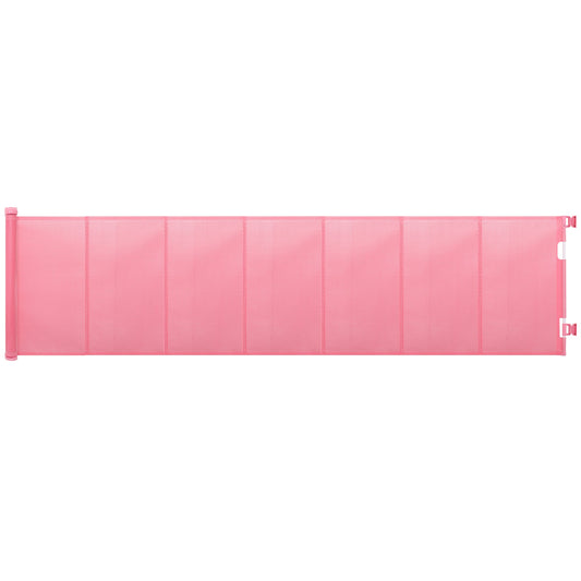 Puerta retráctil para perros Donachi de malla rosa para interior y exterior