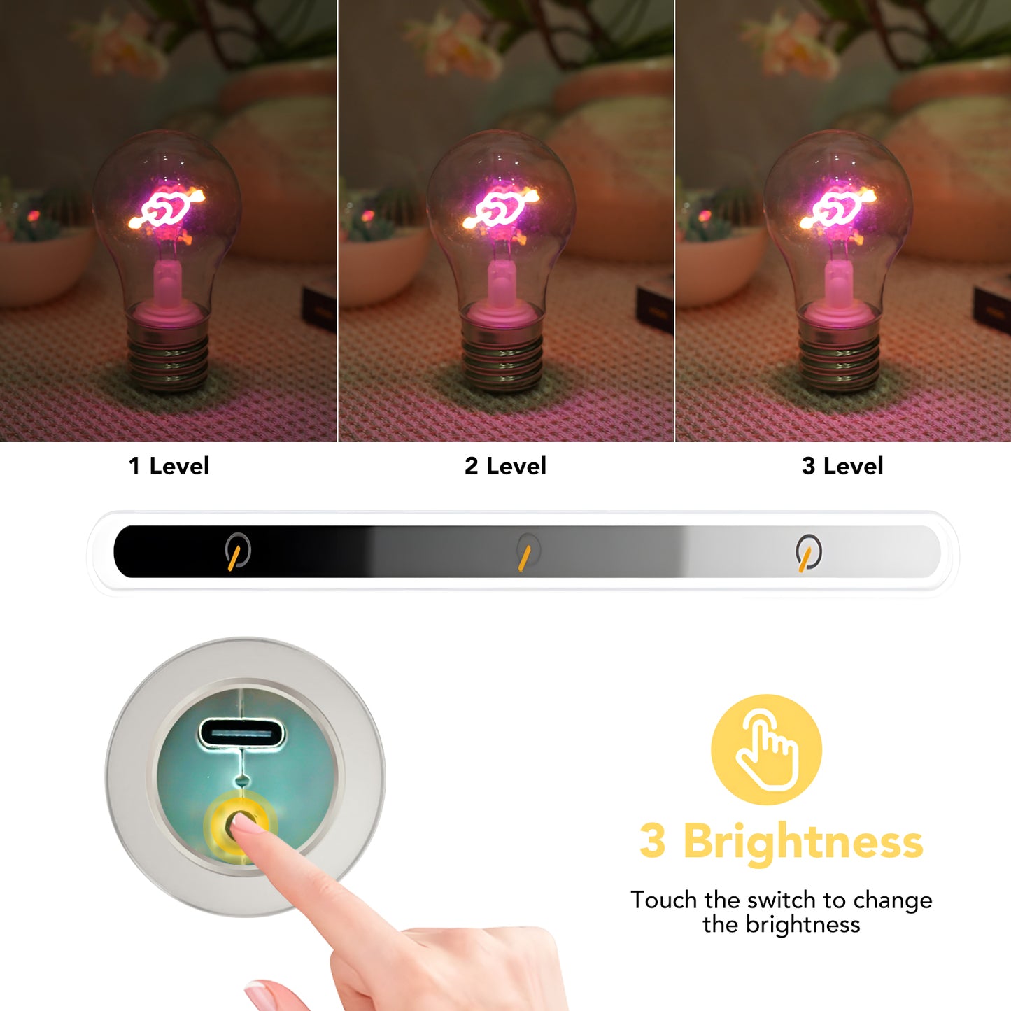 Rechargable Dynamic Multicolor Ambience Lights