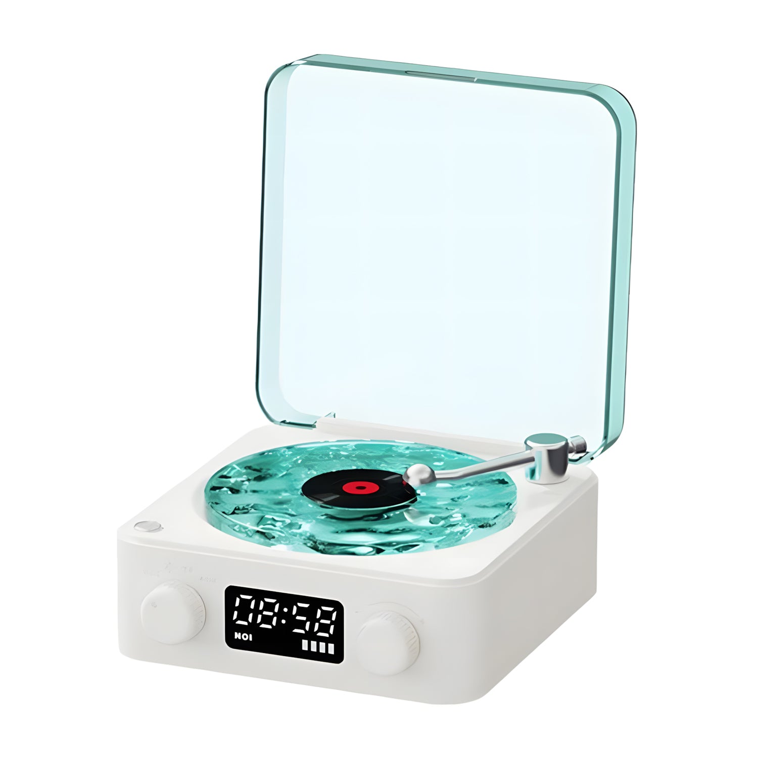 Portable Retro Sleep Aid Speakers 360 Surround Sound White Noise Bluetooth Speaker Center with Light Support Card Music TF RGB